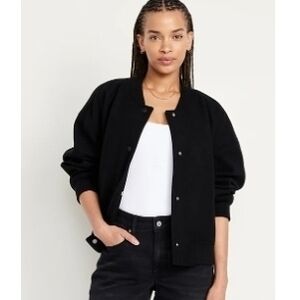 Old Navy Classic Black Bomber Jacket